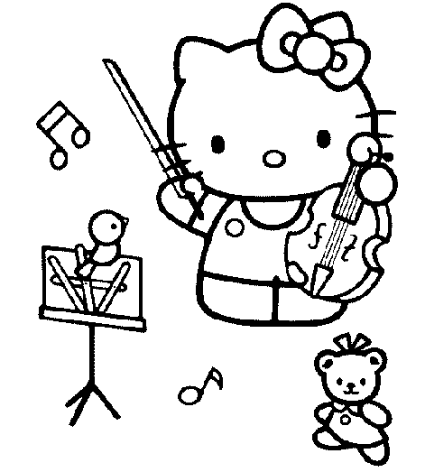 Hello Kitty kolorowanki